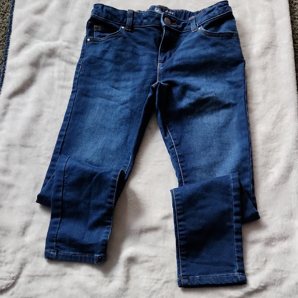 Wonder Nation Girls Blue Ankle Jeans